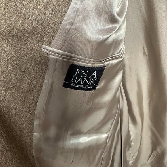 Jos. A. Bank Tan Camel Hair Sport Coat 46L Like New Bargain for Christmas! - Picture 12 of 16